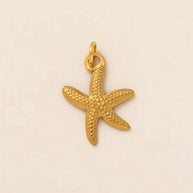DIY Sea Creatures Pendant Steel 18K Gold Plated Women