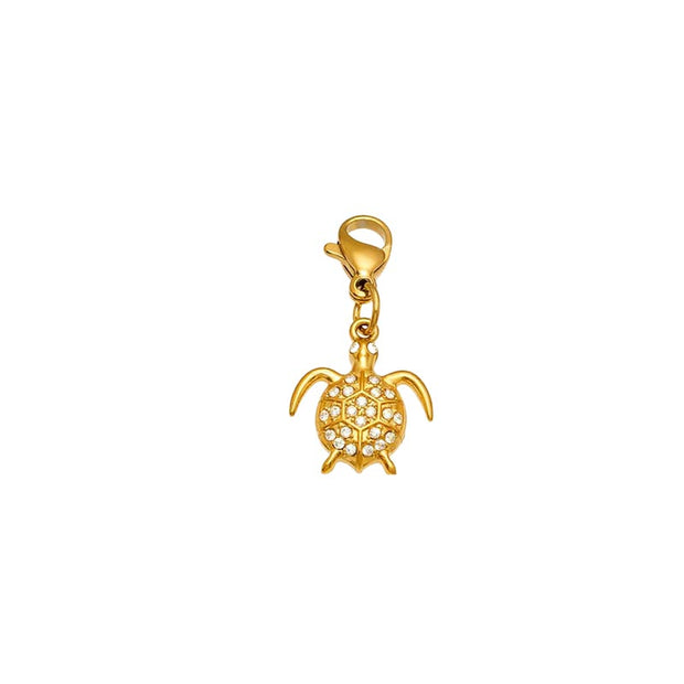 Stainless Steel Sea Turtle Charm