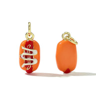 Burger Fries Pendant | Enamel Cocktail Hot Dog Charm