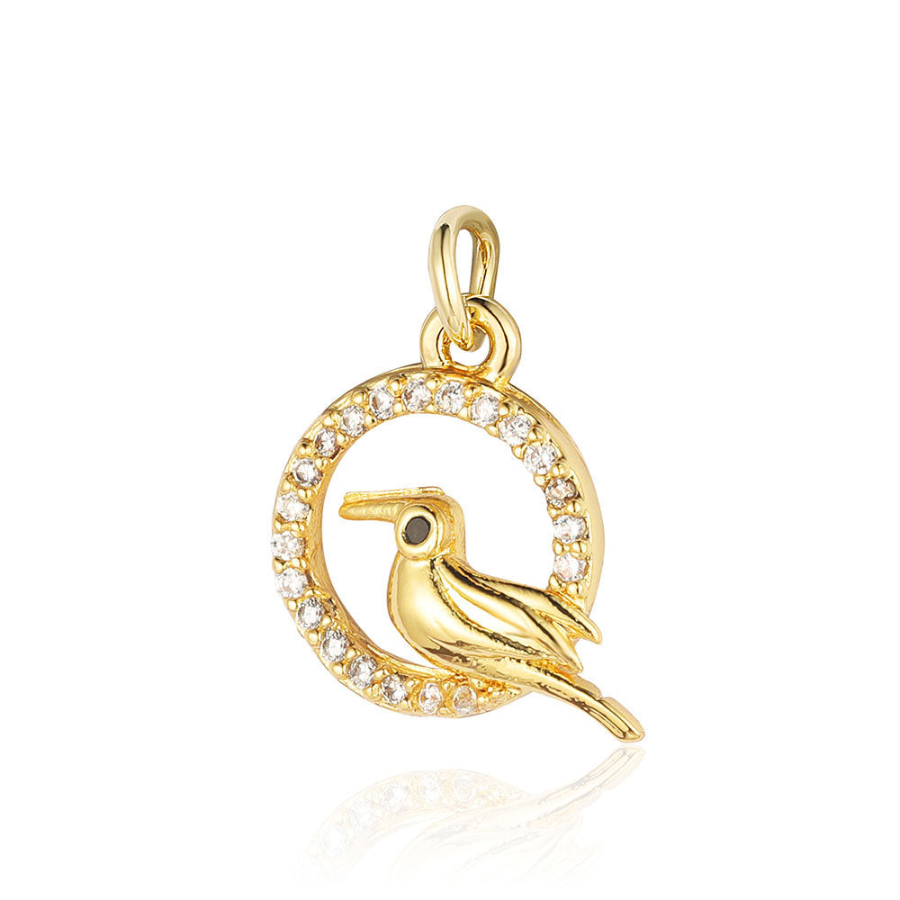 DIY Animal Charms Pendant | Hummingbird Cat Snake Set