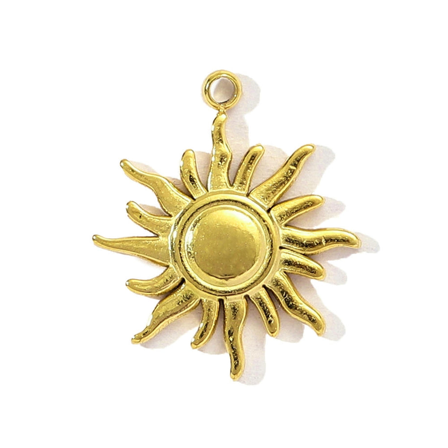 Sea Star Cross Pendant | French Sun Moon Love Steel Charm