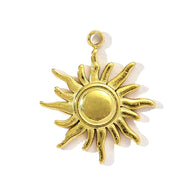 Sea Star Cross Pendant | French Sun Moon Love Steel Charm