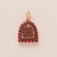 Colorful Pumpkin Bird Enamel Pendant 18K Gold Plated Women