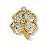 Sun Palm Tree Pendant | Two-tone Playful Strawberry Charm