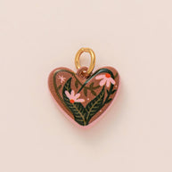 Colorful Pumpkin Bird Enamel Pendant 18K Gold Plated Women
