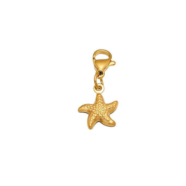 Stainless Steel Starfish Charm JMD341