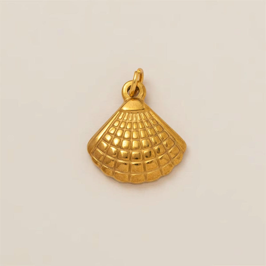 DIY Sea Creatures Pendant Steel 18K Gold Plated Women
