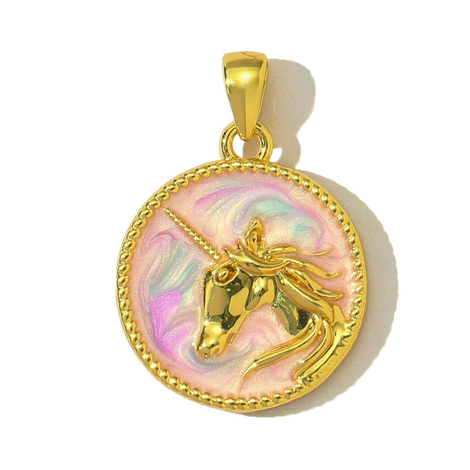 Cat Parrot Pendant | Cute & Cuddly Enamel Animal Love Charm