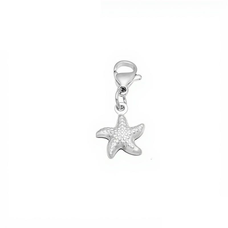 Stainless Steel Starfish Charm