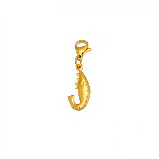 Stainless Steel Shark Charm JMD342