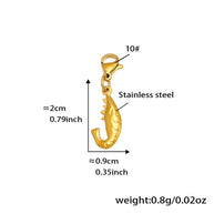 Stainless Steel Shark Charm