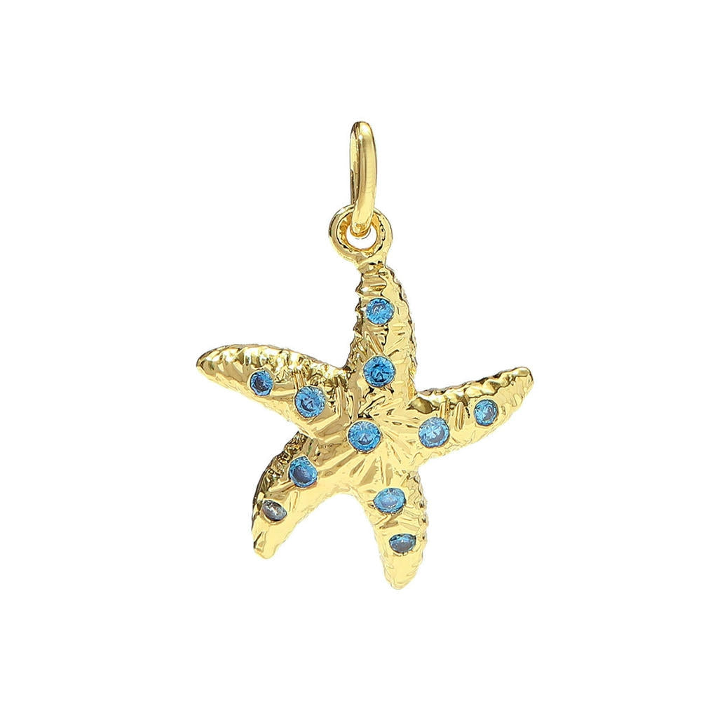 Sea Star Crab Pendant | Fairytale Ocean Life Enamel Charm