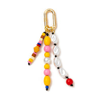 Dopamine Colorful Bag Charms Fashion DIY Beaded Keychain