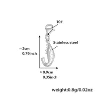 Stainless Steel Shark Charm