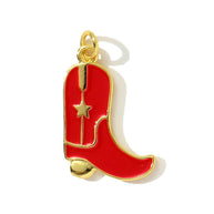 Angel Number 1111 Pendant | Enamel Flower Boot Fashion Charm