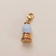 Waterproof Steel Colorful Heart Cartoon Pendant Bag Charm