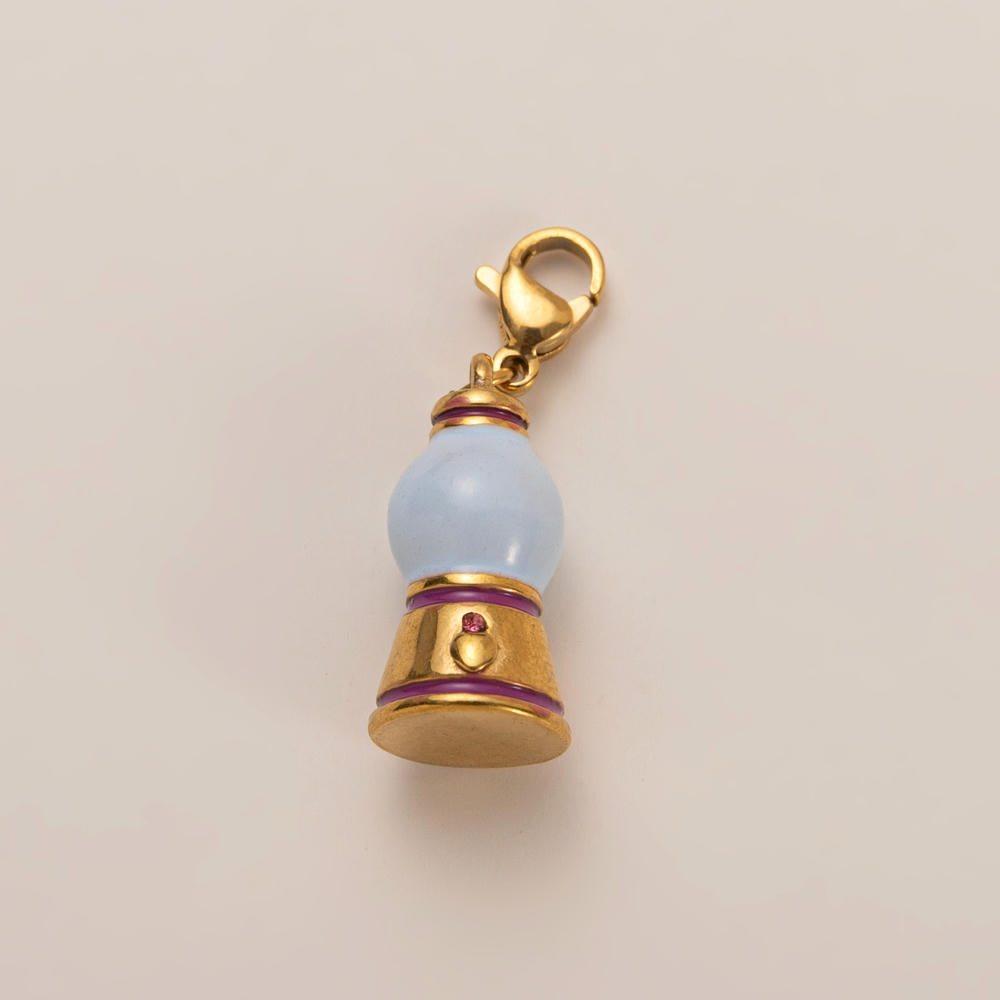Waterproof Steel Colorful Heart Cartoon Pendant Bag Charm