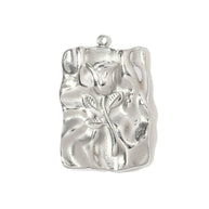 Squirrel Love Pendant | Zircon Four Leaf Clover Charm