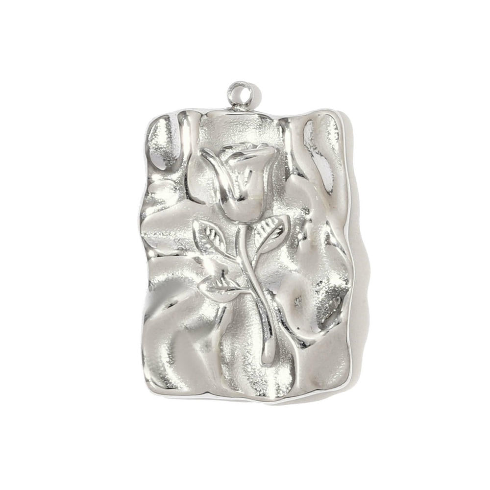 Squirrel Love Pendant | Zircon Four Leaf Clover Charm