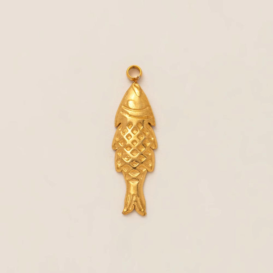 DIY Sea Creatures Pendant Steel 18K Gold Plated Women