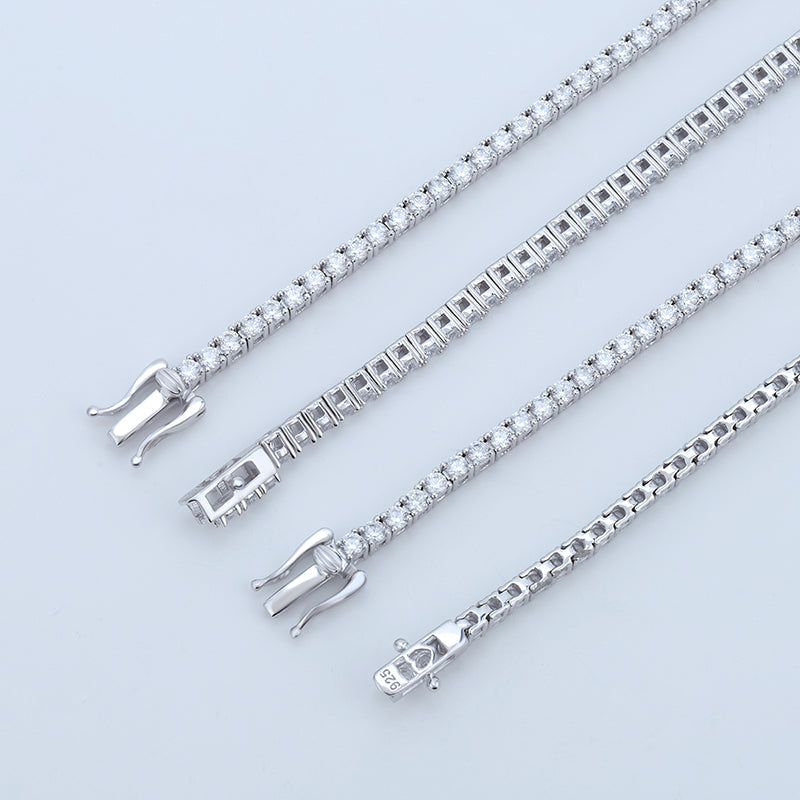 2mm Tennis Necklace