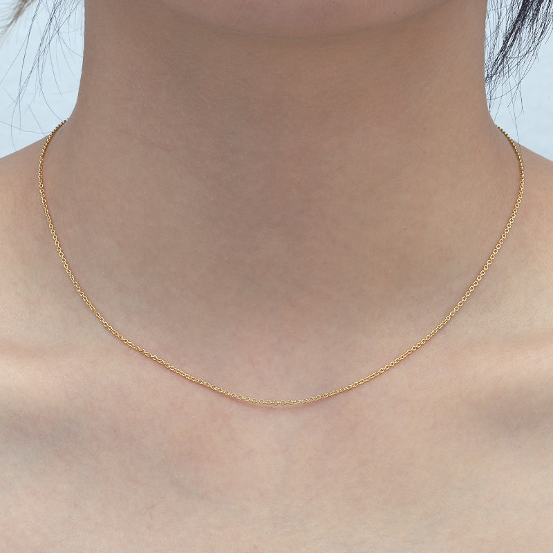 1mm O Shape Chain