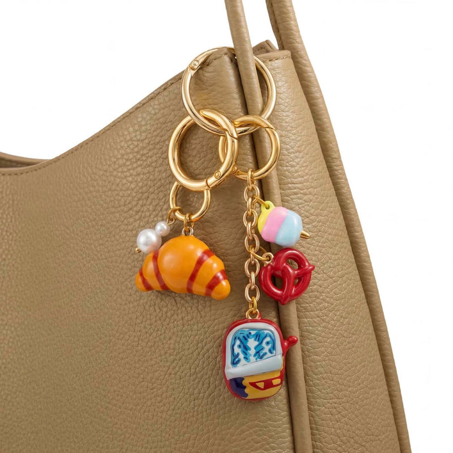 Resin Colorful Bag Charm Fruit Design Cute Hanging Pendant