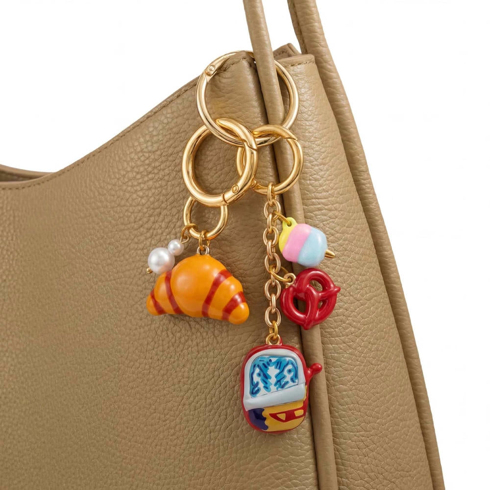 Resin Colorful Bag Charm Fruit Design Cute Hanging Pendant