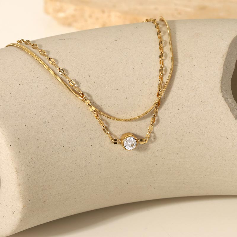 CZ Two Layer Bracelet