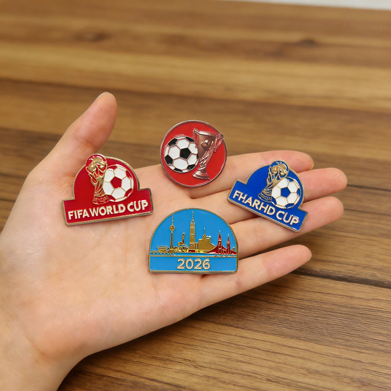 World Cup Pin | Creative Enamel Badge | Collectible