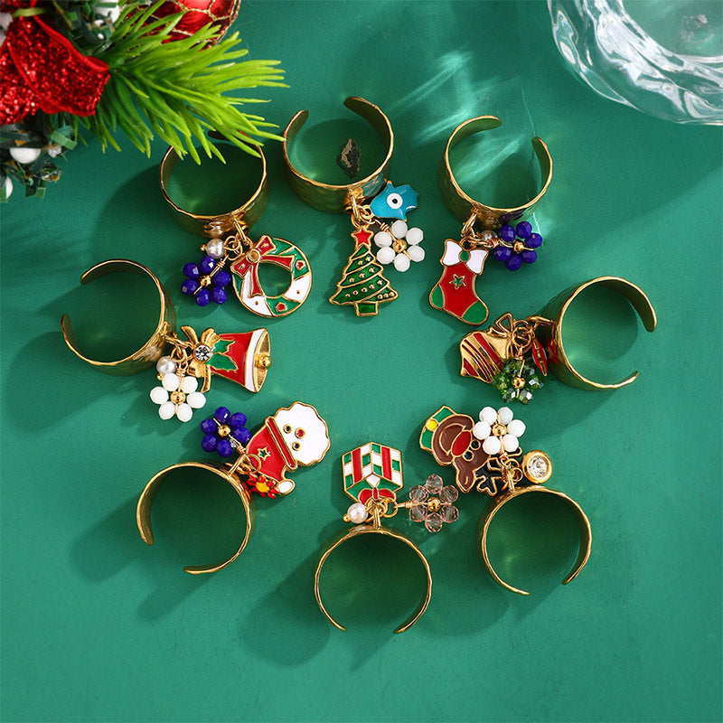 Christmas Evil Eye Ring JXQ09960