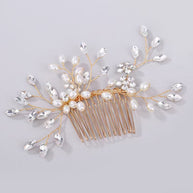 Pearl Flower Bridal Hair Comb |  Wedding Hair Accessory
