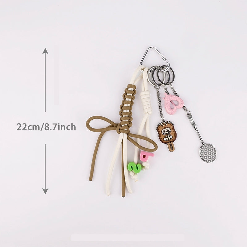 Miu-Style Bag Charm | Minimalist Keychain for Women