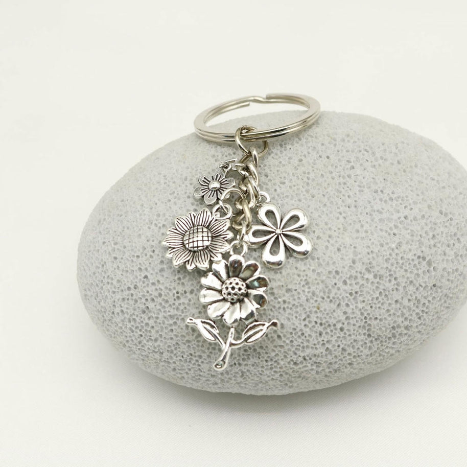 Sunflower Keychain | Vintage Charm | Sunshine Blessings Gift