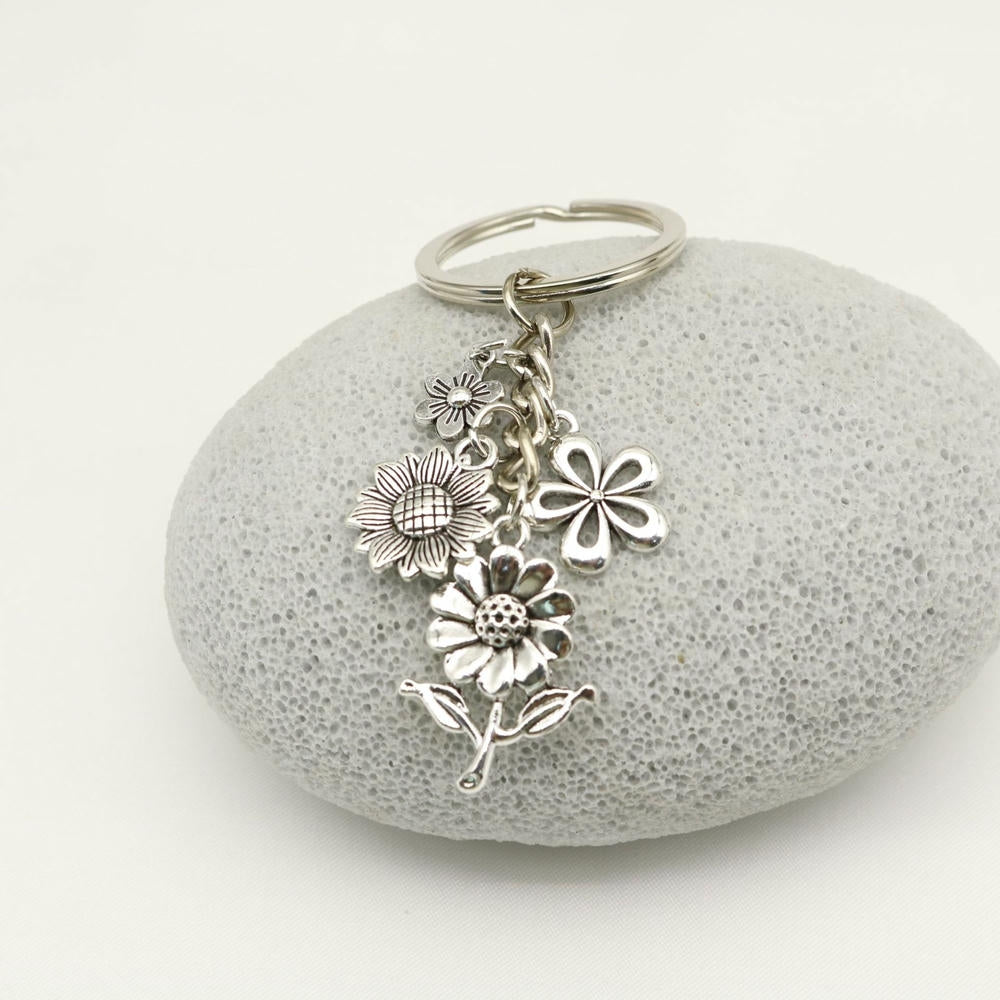 Sunflower Keychain | Vintage Charm | Sunshine Blessings Gift