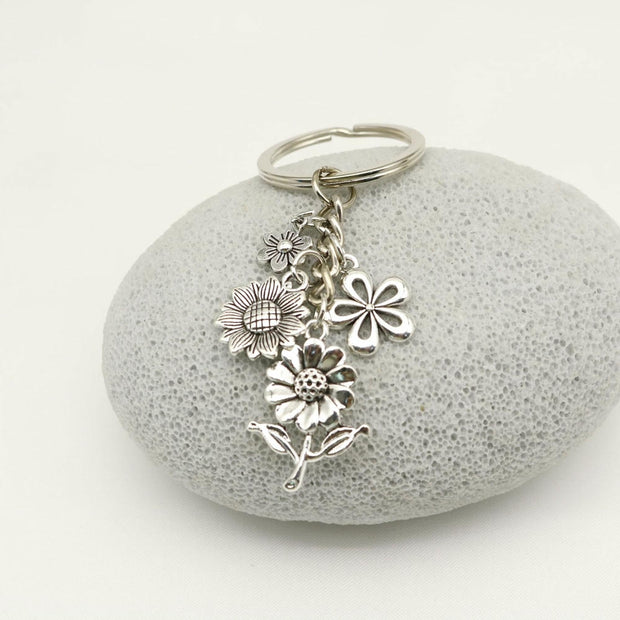 Sunflower Keychain | Vintage Charm | Sunshine Blessings Gift