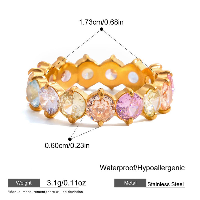 Fade Resistant Zirconia Ring JXR0309003