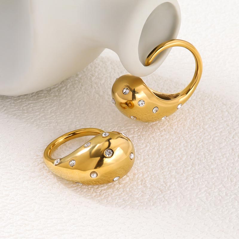 CZ Drop Open Ring JSR24011302