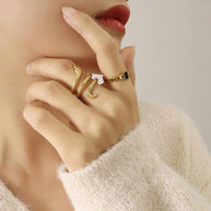 Textured Snake Ring JMA132