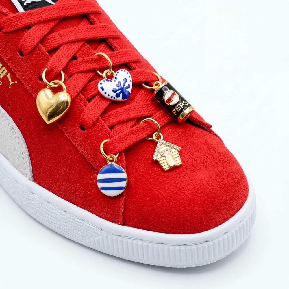 Charming Camera Heart Shoe Trinket 18K Gold JX26041259GK
