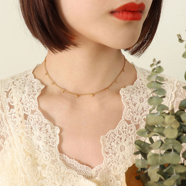 Spheres Chain Necklace