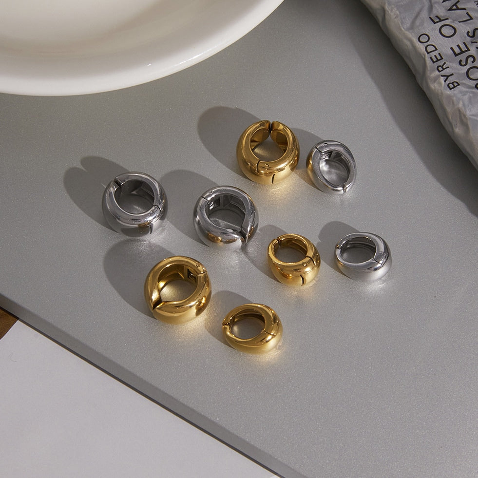 Spring Clip Earrings | No Piercing Luxury | Stainless Steel