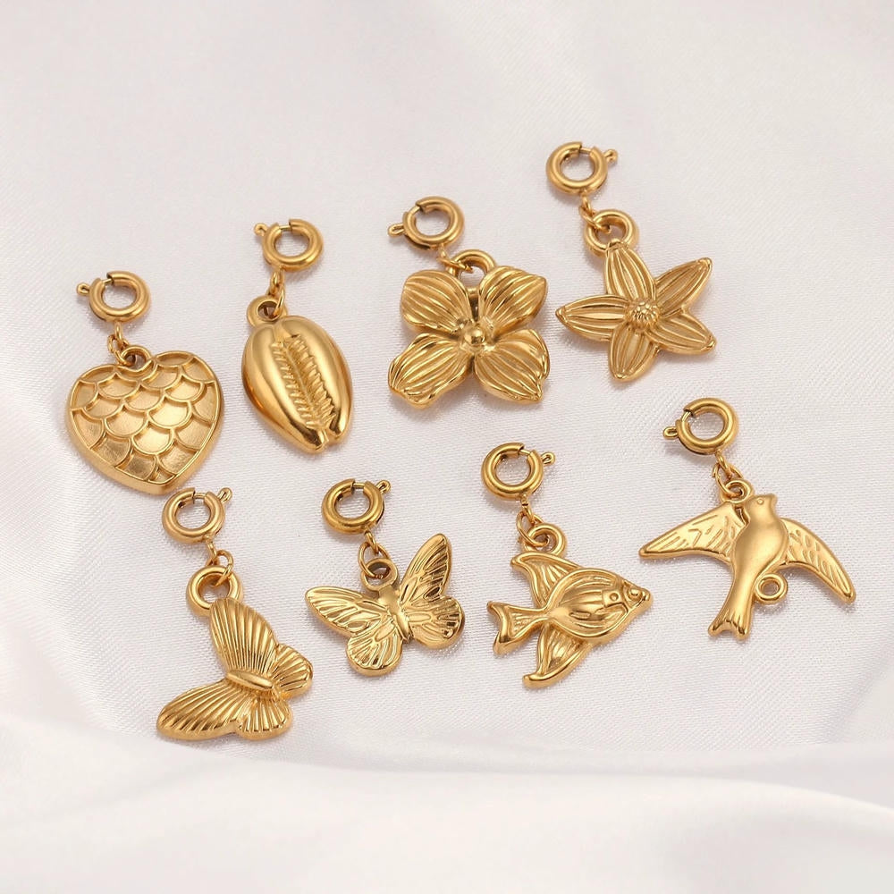 European Fashion DIY Nature Animal  Flower Pendant Women