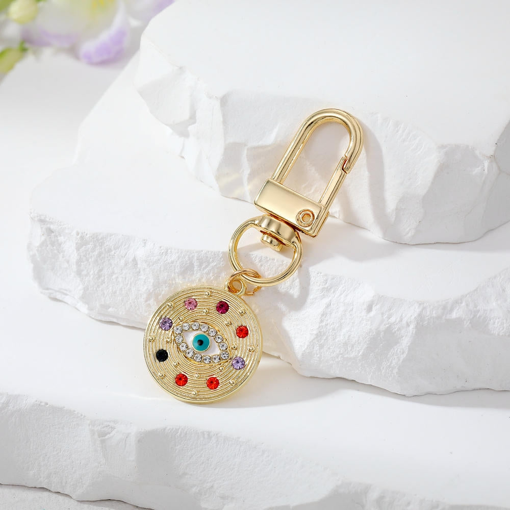 Evil Eye Keychain | Bohemian Rhinestones Charm | Sparkle