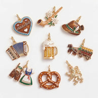 Oktoberfest Themed Enamel Charm DIY Jewelry Pendant JX261712KI