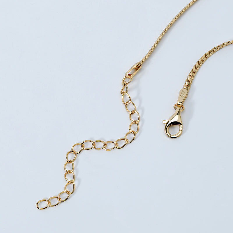 1.8mm Serpentine Chain Necklace