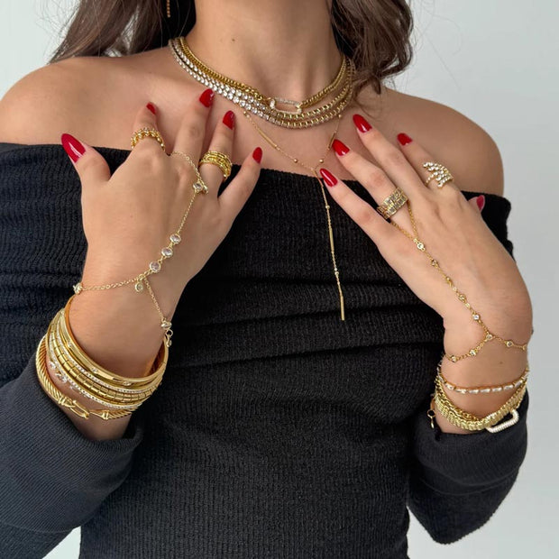 CZ Hand Chain