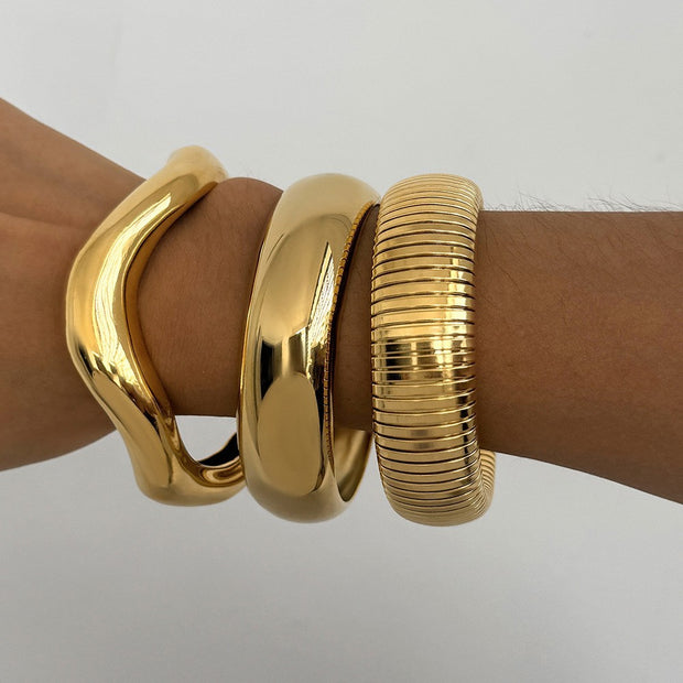 18K Gold Bracelet | Stainless Steel | Non-Tarnish Luxury