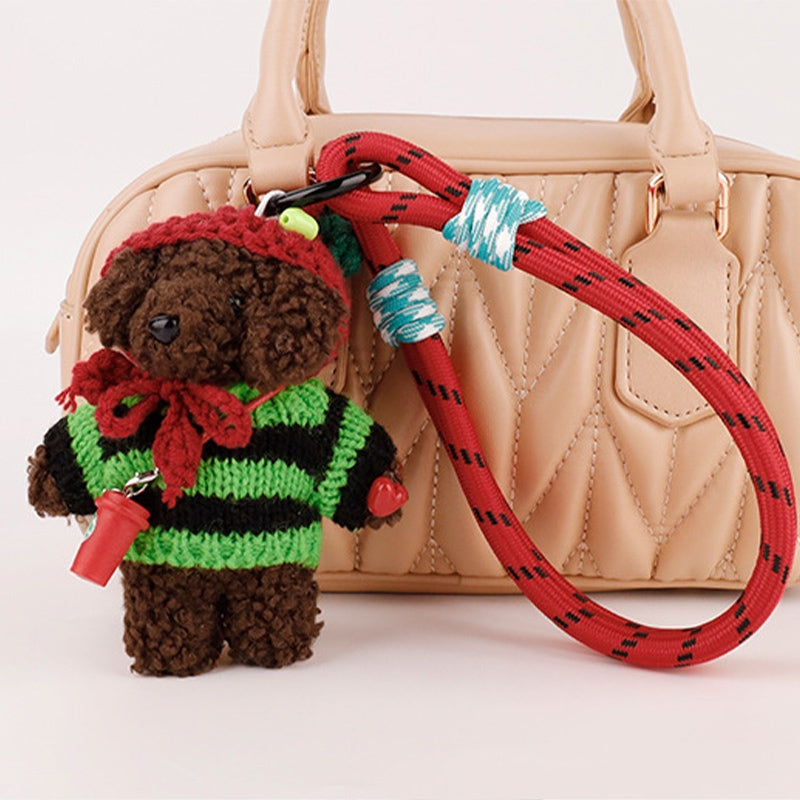 Sweater Puppy Keychain | Couple Bag & Car Charm Gift