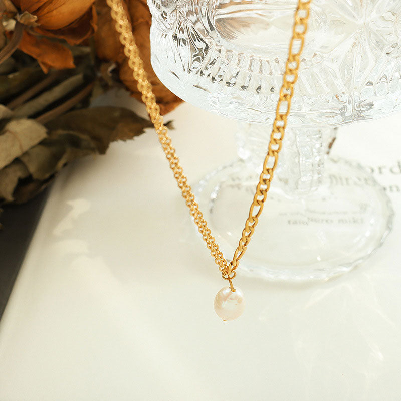 Double Layer Pearl Necklace